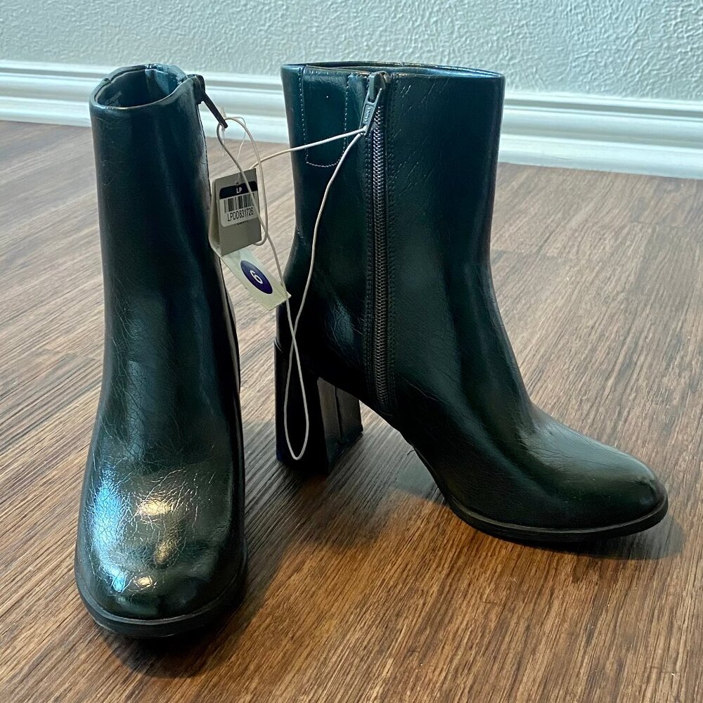 Target A New Day Black Block Heel Boots